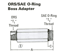 ORS-SAE O-Ring Boss Adapter